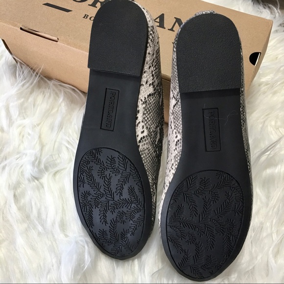 Snakeskin Pattern Ruthie Flat Scalloped Portland - Picture 4 of 7